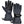 ActionHeat black heated gloves with textured palms and adjustable wrist straps
