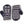 Hestra navy and white patterned wool mittens with ribbed cuffs