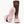 Xtratuf brown and light pink rubber boots with fish pattern lining and chevron tread soles