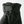 Close up of black leather motorcycle glove cuff with velcro strap