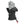Seirus black winter glove with patterned palm and adjustable wrist strap