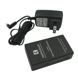 Compcooler lithium ion rechargeable battery and wall charger