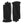 Hestra black suede gloves with snap button wrist strap