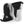 Hestra black and white three finger ski gloves