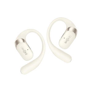 Beige Shokz open ear headphones