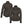 Mobile Warming black quilted jacket front and back view