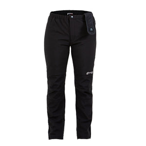 Venture Heat black heated pants with elastic waistband and battery pocket