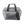 Grey AO Coolers soft sided cooler bag with black handles and shoulder strap
