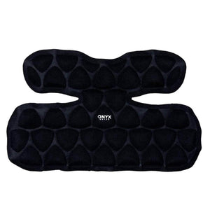 Black Onyx Ortho honeycomb textured back support cushion