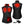 ActionHeat Philadelphia Eagles heated vest showing heating element dimensions and battery pack