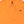 Mobile Warming bright orange hooded sweatshirt with drawstrings and logo