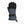 Snozu grey and black winter glove with adjustable wrist strap and drawstring cuff