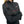 Person wearing black Warm and Safe heated gloves and matching black long sleeve shirt