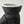 Hestra black leather mitten with white fleece lining