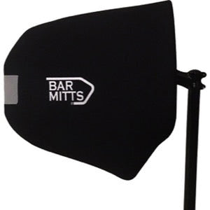 Black Bar Mitts handlebar cover with logo
