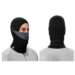 Ergodyne N-Ferno 6844 Dual-Layer Balaclava Face Mask - Black