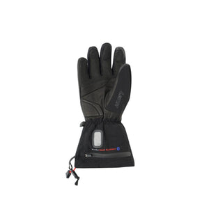 Lenz black heated glove with zippered battery compartment and wrist strap