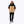 Man wearing a black and tan Mobile Warming hooded puffer jacket