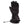 Volt Heat black leather and fabric winter glove with adjustable wrist cinch