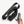 Bellroy black sling bag with open main compartment containing personal items and a hand holding a key cover