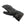 California Heat black leather motorcycle glove with wrist strap