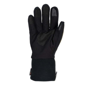 Mobile Warming black glove with textured palm and fingertip grip
