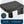 Black rectangular cushion with dimensions 15 inches by 21 inches by 3 inches and side storage pockets
