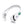 White wearable neck fan with New York Jets logo