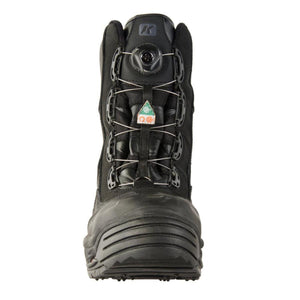 Kodiak black waterproof work boot with dial lacing system