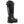 Korkers black tall waterproof boot with rear strap and lugged sole