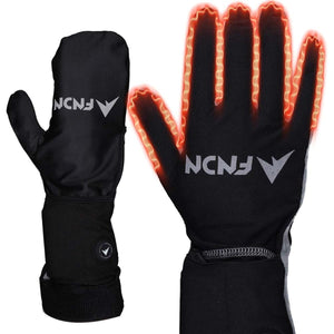 FNDN 3.7V Heated Liner Gloves with Mittens