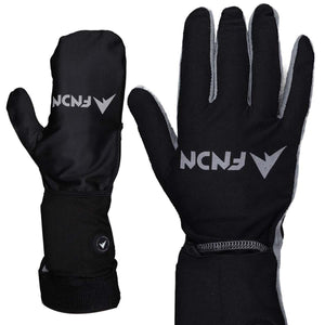 FNDN 3.7V Heated Liner Gloves with Mittens