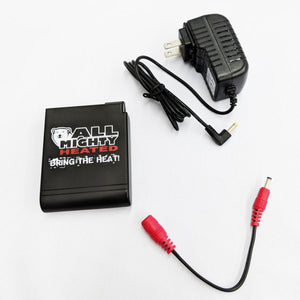 All Mighty Heated battery pack with wall charger and connector cable