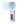 White handheld portable fan with New York Giants logo and digital display