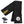 Black Pittsburgh Steelers heated scarf with ActionHeat power bank and charging cable
