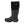 Black waterproof rubber work boot with adjustable side strap