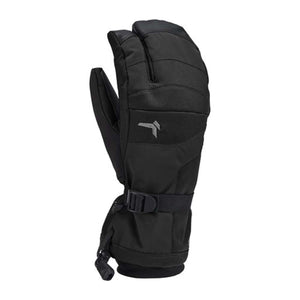 Kombi Junior's Storm Cuff 3-Finger Gloves (Black, L)