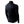 Back view of a black long sleeve mock neck athletic shirt