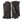 Hestra black leather gloves with decorative stitching