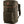 FjallRaven Stubben olive green backpack with leather trim and front pocket