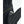 Close up of Hestra black leather glove with yellow stitching and white pull loop