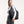 Person wearing a black Got Bag quilted tote bag over their shoulder