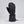 Kombi black insulated winter mitten with adjustable wrist strap