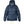 Fjallraven Expedition down jacket in navy blue with hood and front pockets