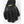 Hestra black leather and fabric glove with Hestra Pro logo patch