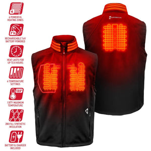 Open Box Gerbing 7V Men's Torrid Softshell Heated Vest 2.0