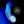 AlphaCool neck fan showing dual channel air intake design with blue airflow visualization