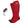 Pair of red heated socks with black toes and a remote control