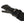 California Heat black leather motorcycle glove with gauntlet cuff and logo patch