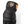 Black leather Hestra glove with tan leather wrist detail and Hestra brand patch